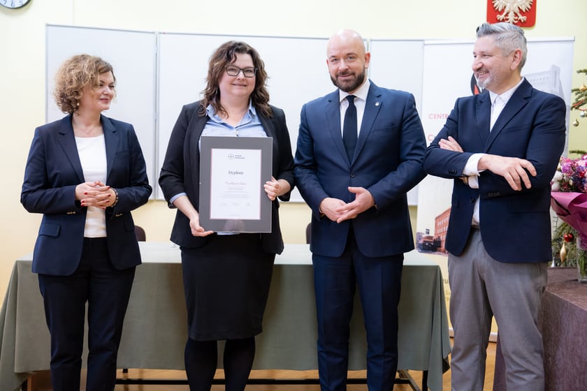 Wręczenie dyplomów dyrektorom placówek oświatowych, 10.01.2024